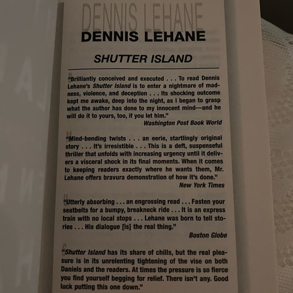 Shutter Island paperback by Dennis Lehane - Picture 3 of 4